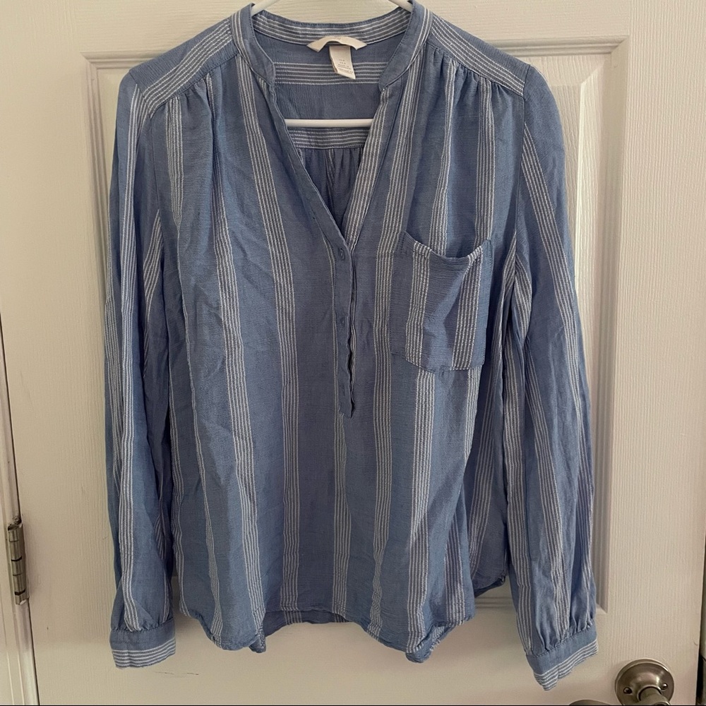 H&M Blue Blouse